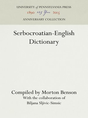 cover image of Serbocroatian-English Dictionary